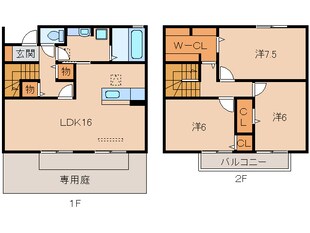 ブリオーソ東高松の物件間取画像